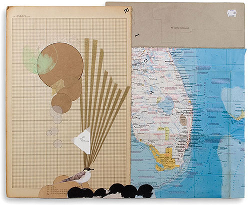mary emma hawthorne collage paper illustration