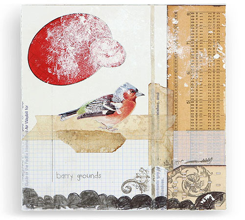 mary emma hawthorne collage paper illustration