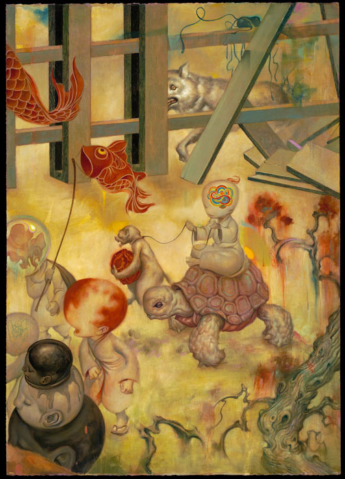 booooooom james jean santa claus