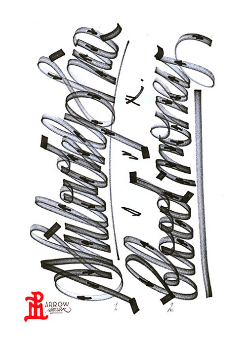 job wouters letman type lettering