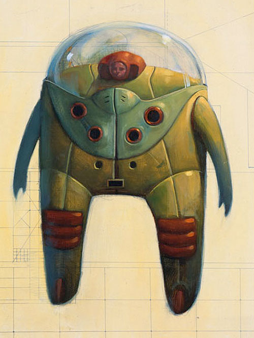 mars-1 sculpture painter illustrator illustration