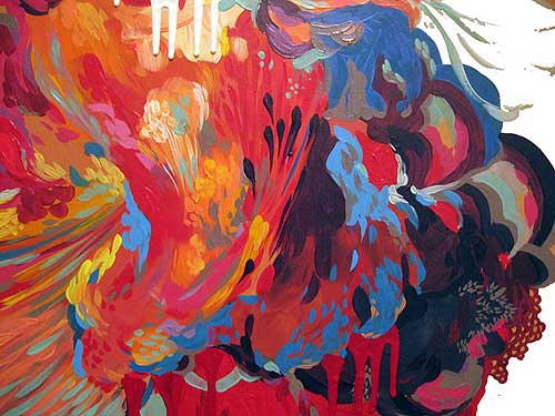 stephanie toppin painting drip abstract