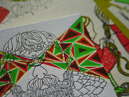 studio on fire letterpress design