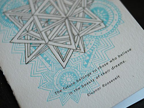 studio on fire letterpress design