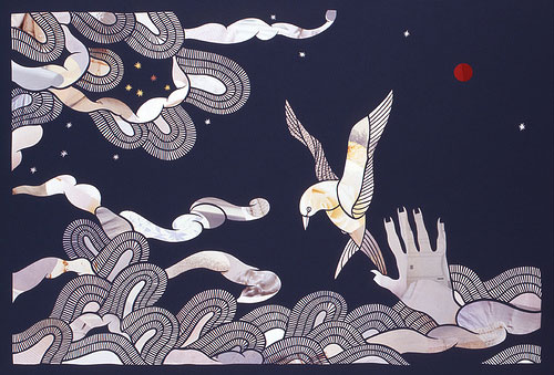 mayuko fujino paper cut art artist