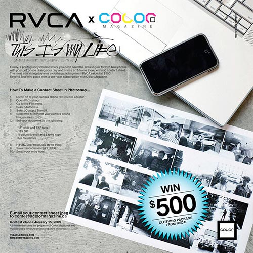 rvca color magazine timebomb trading