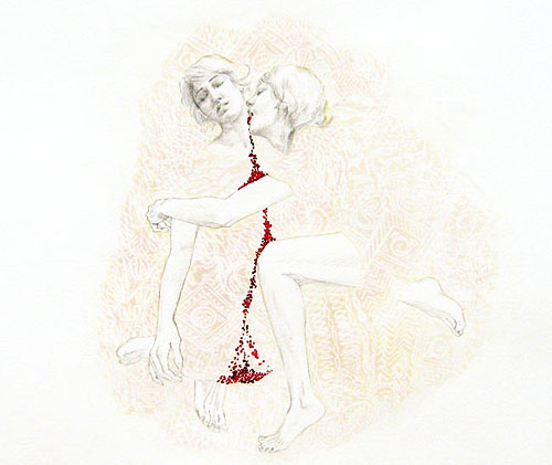brieana ruais drawings embroidery