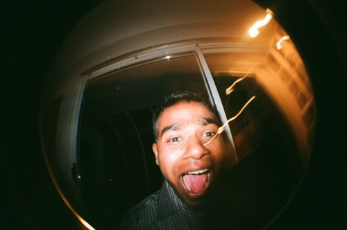 wine and cheese lomo fisheye party