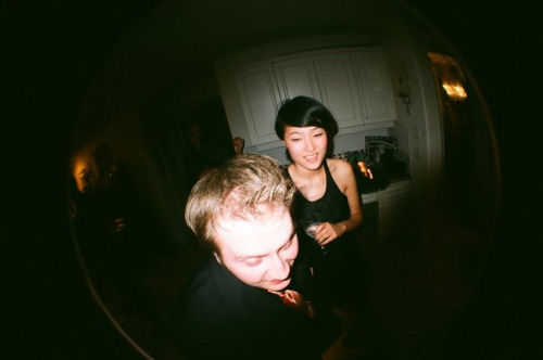 wine and cheese lomo fisheye party