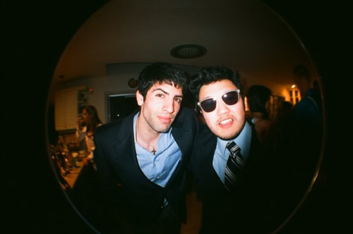 wine and cheese lomo fisheye party