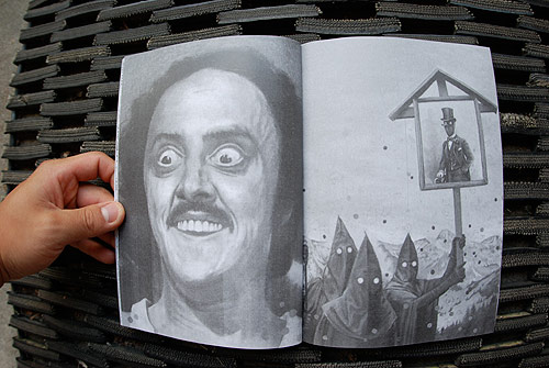good vs evil magazine art drawing