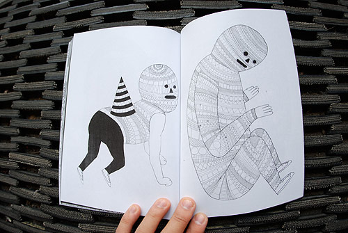good vs evil magazine art drawing