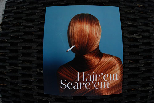 hair em scare em gestalten book publication art hair illustration photography