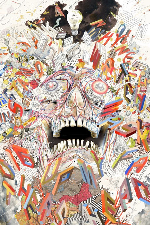 kitsune noir poster club infinite jest cody hoyt