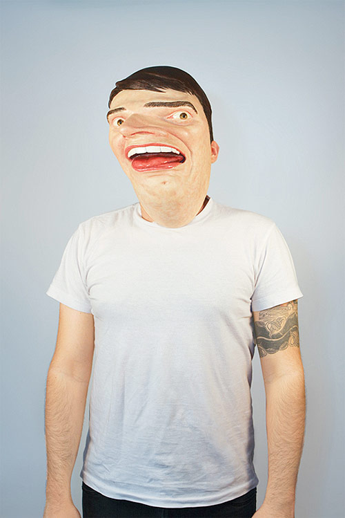 Apple Photobooth mask by Mark Pernice