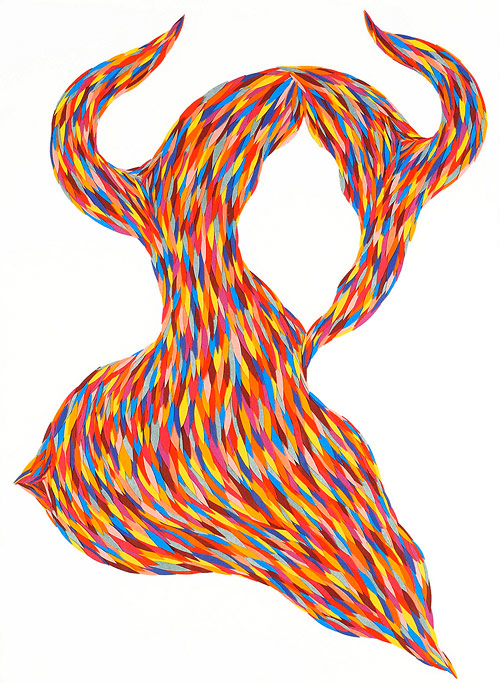 Cut paper artist Julien Langendorff
