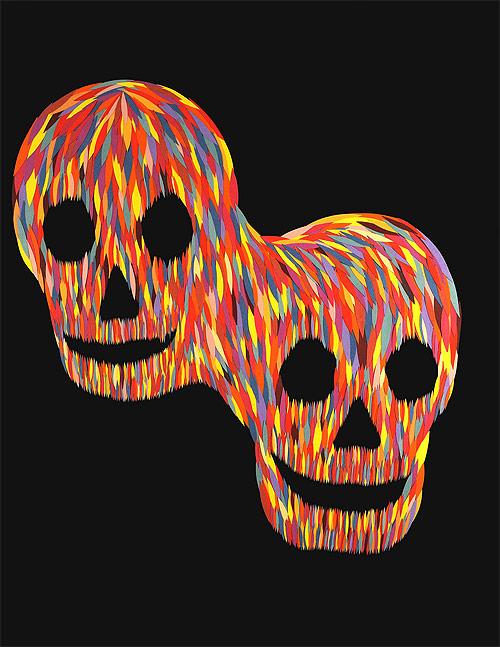 Cut paper artist Julien Langendorff