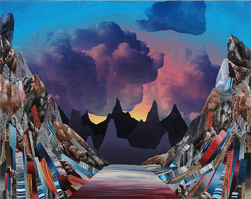 mixed media artist painter painting adam friedman