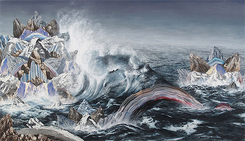 mixed media artist painter painting adam friedman