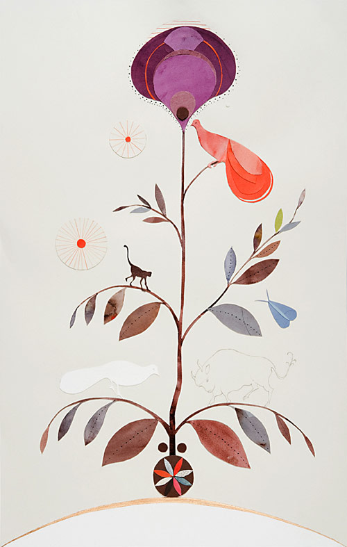 paper collage artist lena wolff