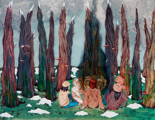 Artist illustrator Alisha Amirkhanian illustration