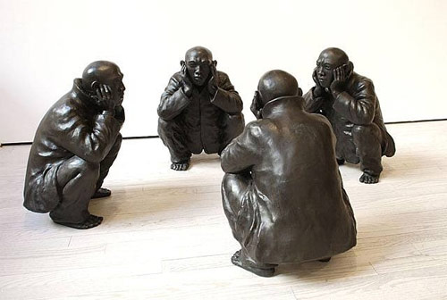 sculpture artist wang shugang