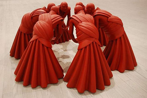 sculpture artist wang shugang