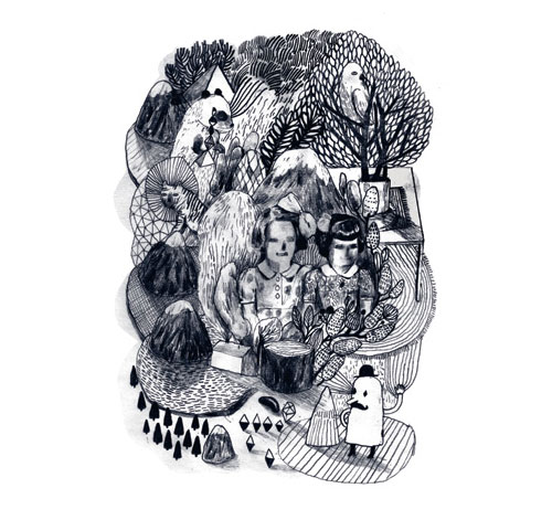 artist mari kanstad johnsen drawings