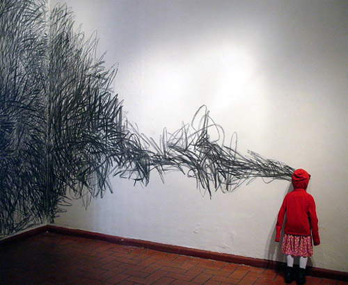 artist jorge pineda sculpture el bosque mentiras