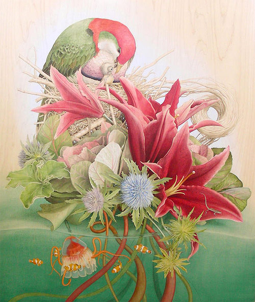 artist painter painting tiffany bozic confiding to strangers