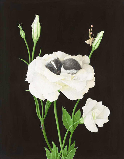 artist painter painting tiffany bozic confiding to strangers