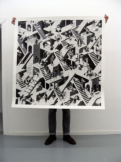 artist jerome meynen ink drawings