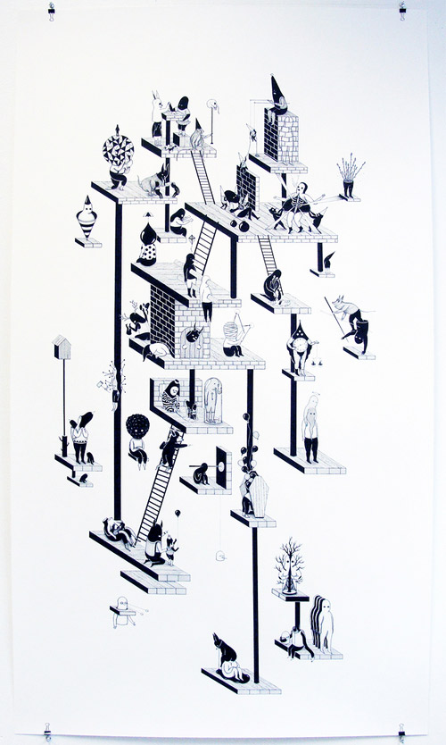 artist jerome meynen ink drawings
