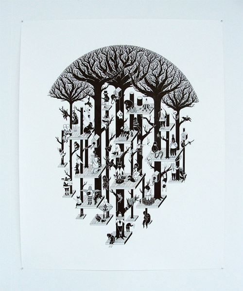 artist jerome meynen ink drawings