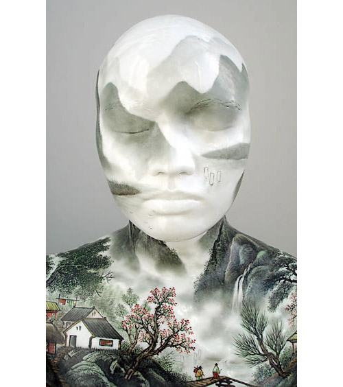 china china sculptures by ah xian
