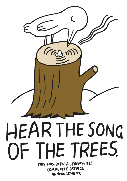 artist drawings by jeremyville community service announcements