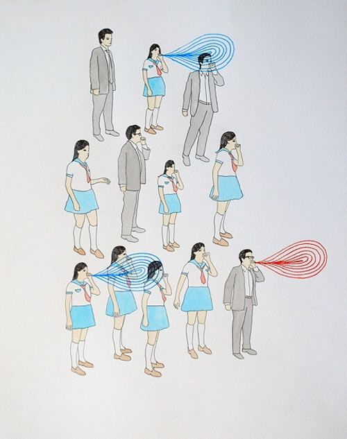 drawings by artist sidney pink