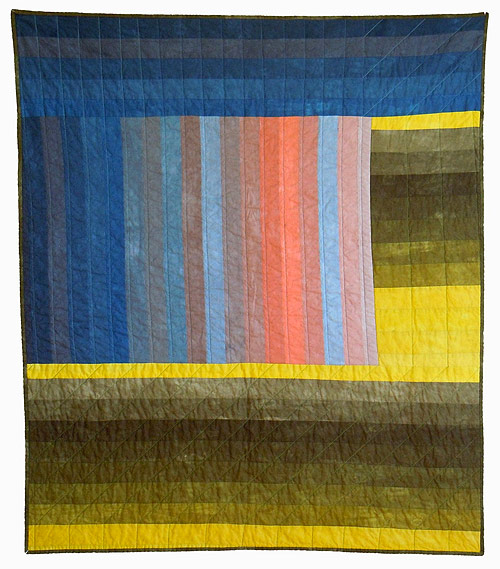 Hand-dyed quilts by Kim Eichler-Messmer