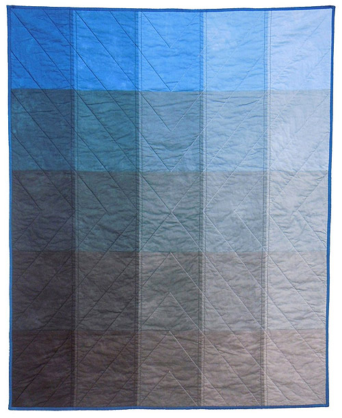 Hand-dyed quilts by Kim Eichler-Messmer