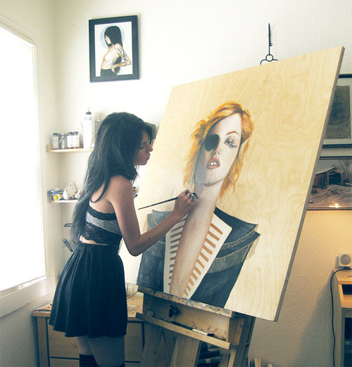 artist painter painting charmaine olivia