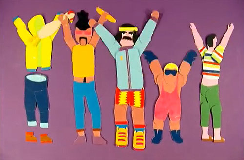 Supersize by Klement music video stop-motion animation created by Chateau-vacant