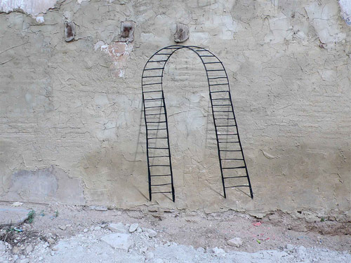 street artist painter painting escif