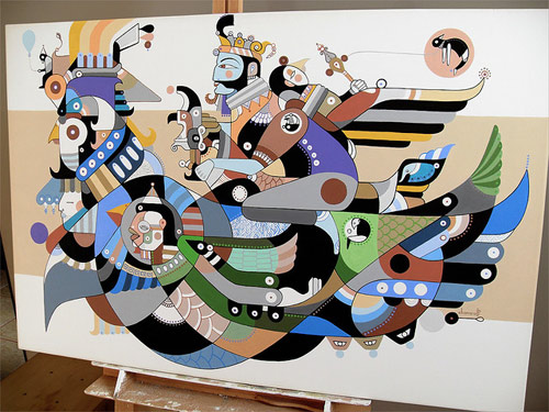artist painter painting fernando chamarelli