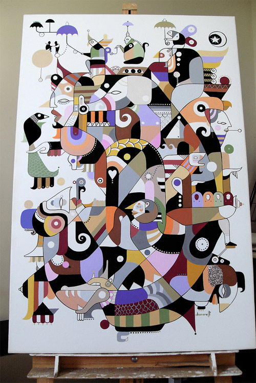 artist painter painting fernando chamarelli