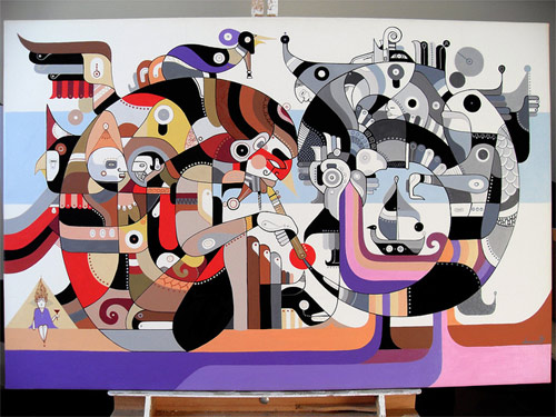 artist painter painting fernando chamarelli