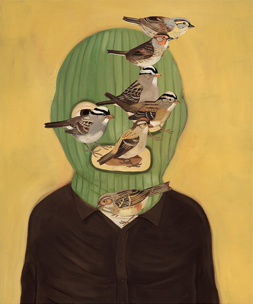 vancouver based artist painter andrew pommier at the time of fear series
