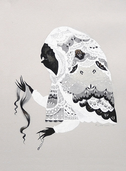 artist gouache drawing katy horan