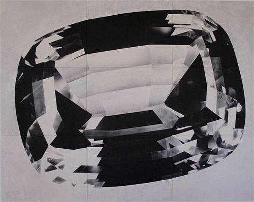 Spray paint works by Luke Dowd
