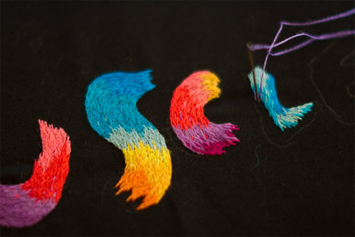 embroidered type Maricor and Maricar Manalo