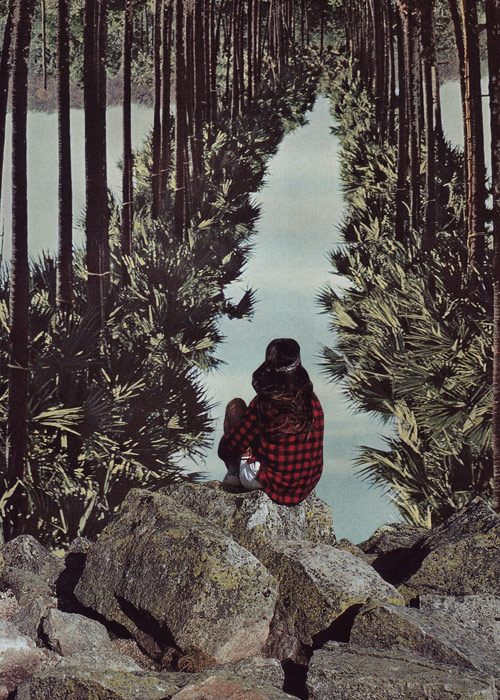 Collages by artist Elizabeth Hoeckel